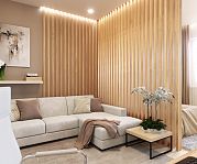 Дизайн проект 2-х комнатной квартиры 86 м2 в ФМР Краснодара